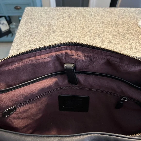 Coach metropolitan slim brief